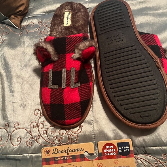 Dear form Mens house shoes size 11-12 - Picture 2 of 4